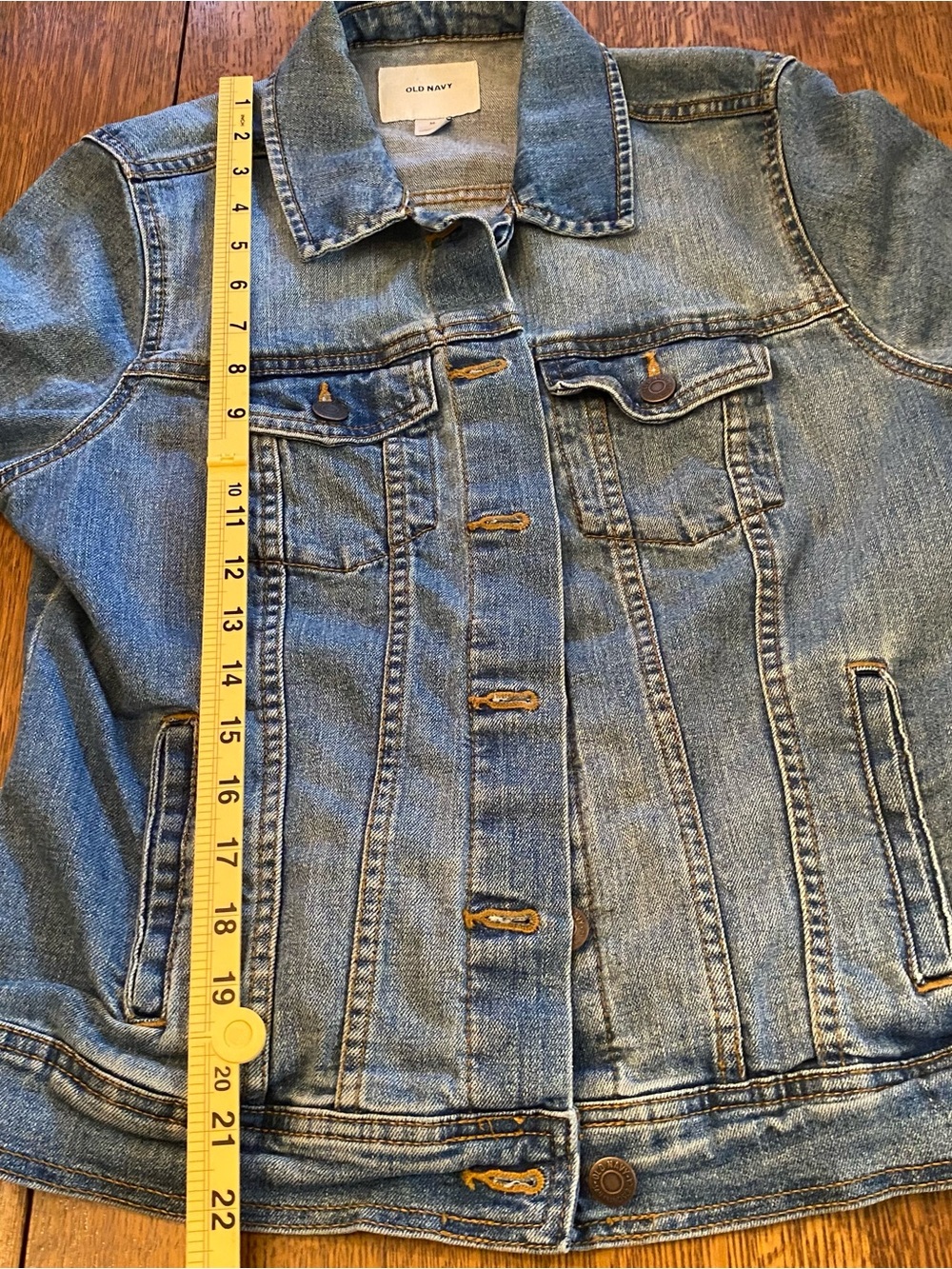 Old Navy Medium Wash Denim Jacket - Picture 9 of 9